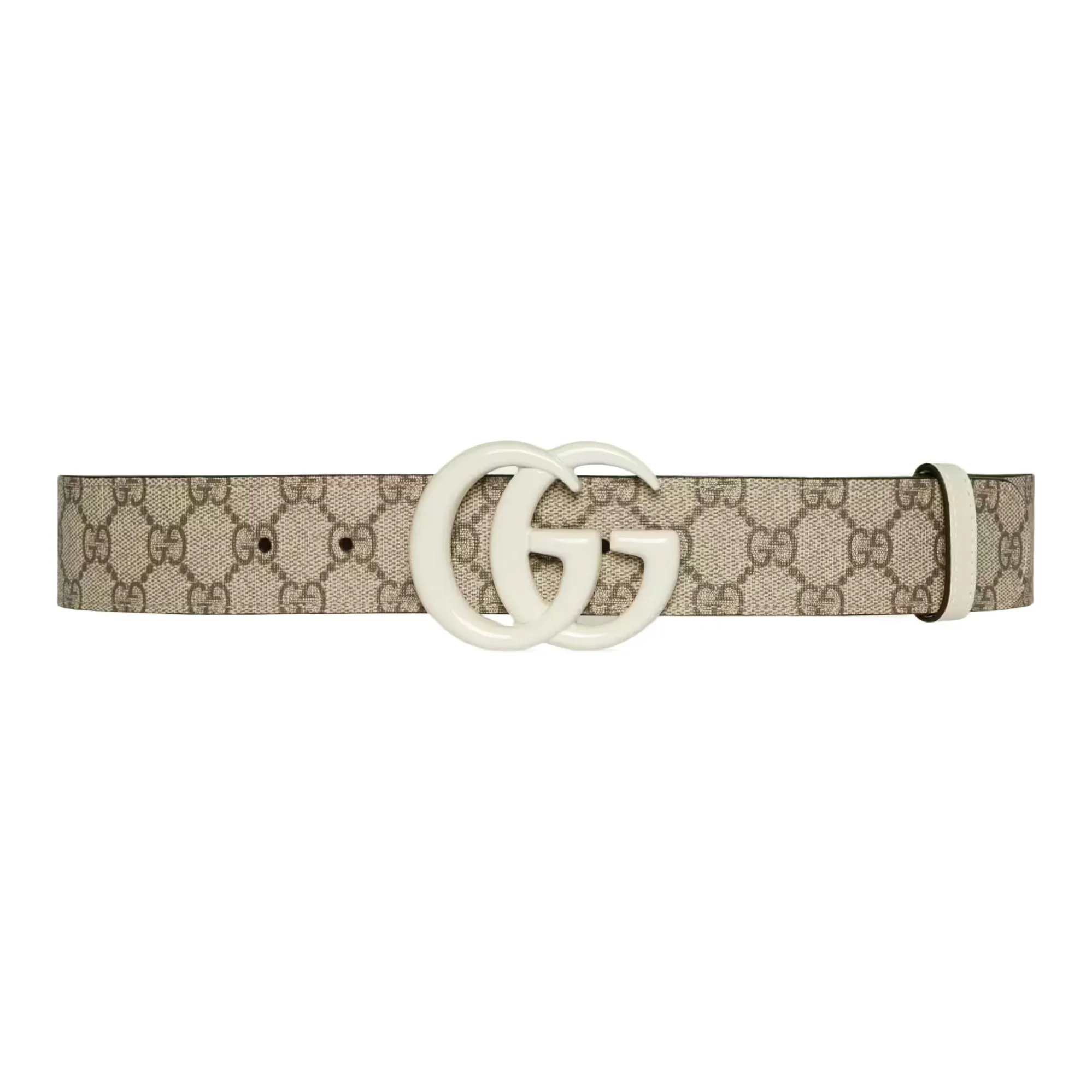 GUCCI Blondie Monogram Canvas Belt
