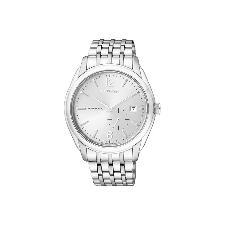 CITIZEN Automatic Mechanical Movement Stainless Steel Strap Watch 40mm Unisex Silver Dial NJ0060 57A