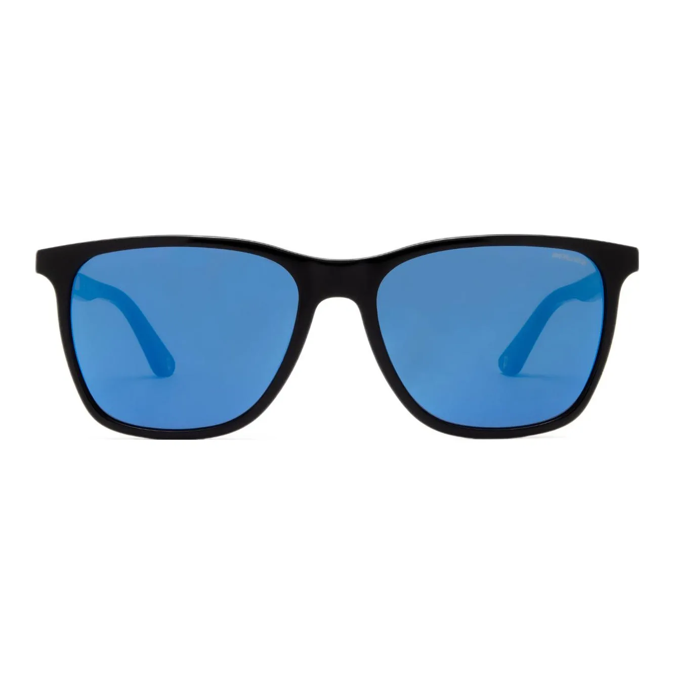 Police Plate Frame Square Sunglasses Unisex