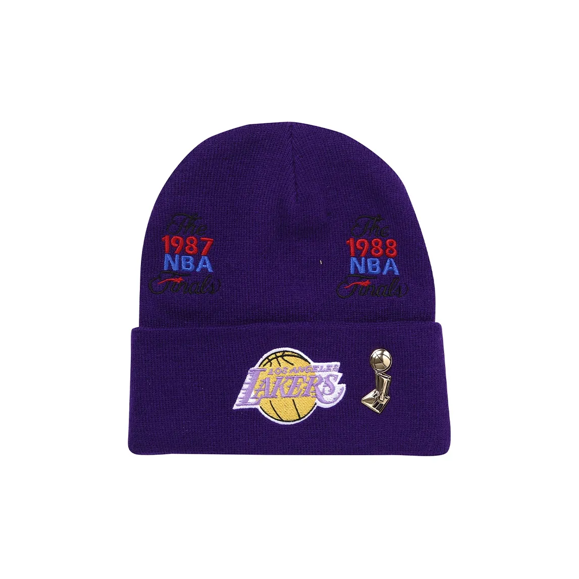 Mitchell Ness Акриловая Шапка-Бини Фиолетового Цвета Унисекс