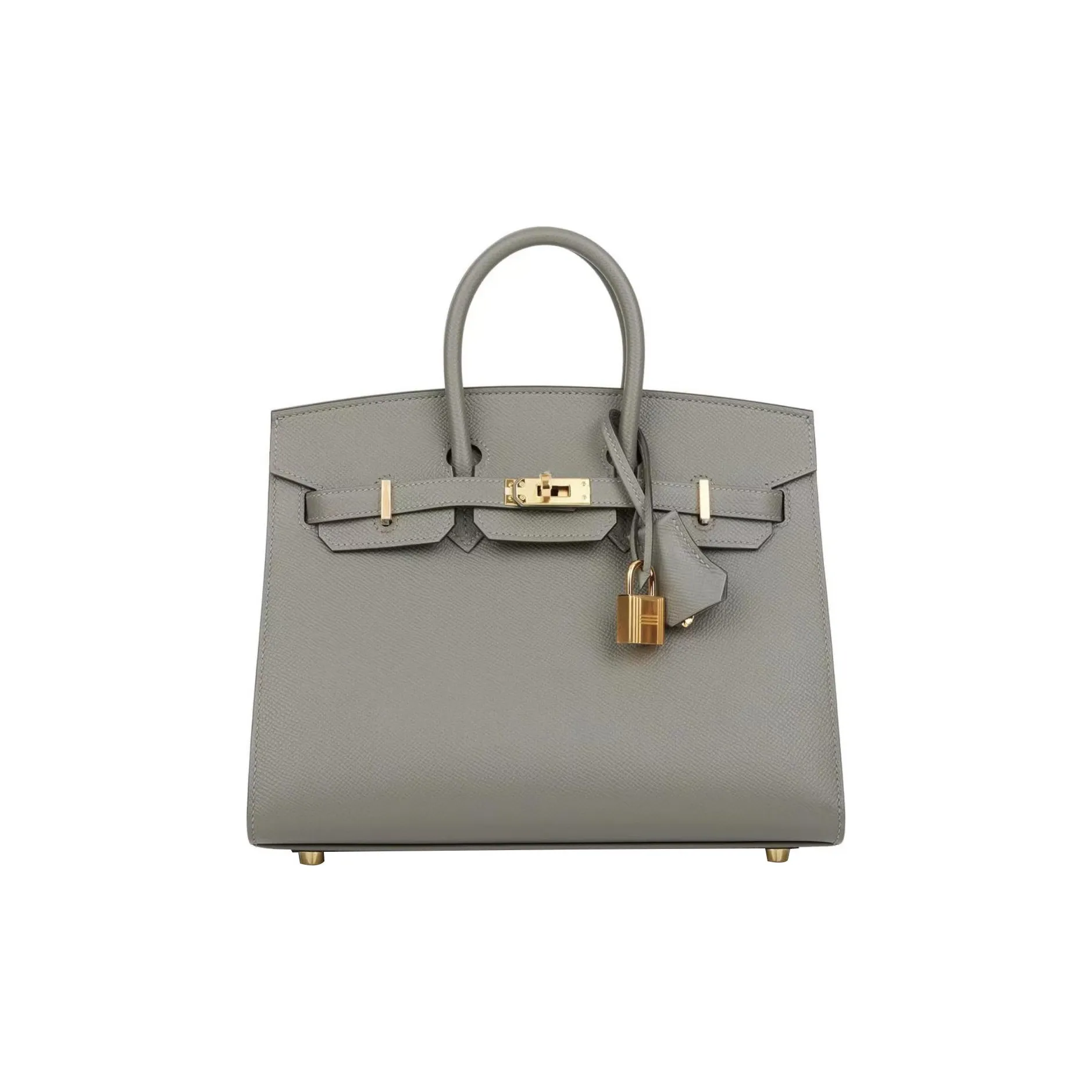 HERMES Birkin Epsom Leather Birkin Bag Handbags Women's 0L Grismeyer Cumulus Gray