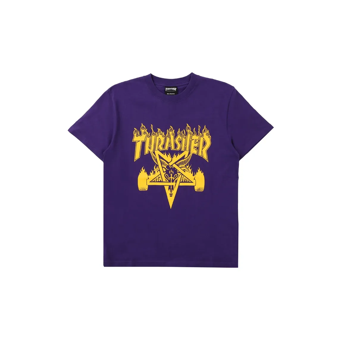 Thrasher FW22 T-Shirt Японская версия Унисекс Фиолетовый