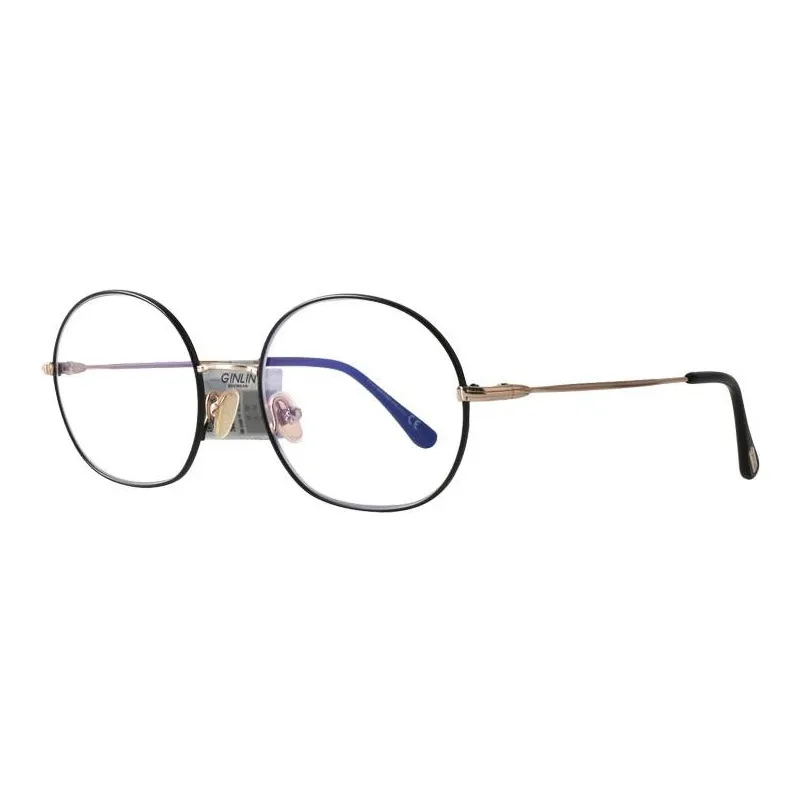 TOM FORD Plate Frame Oval Eyeglass Frames Mens