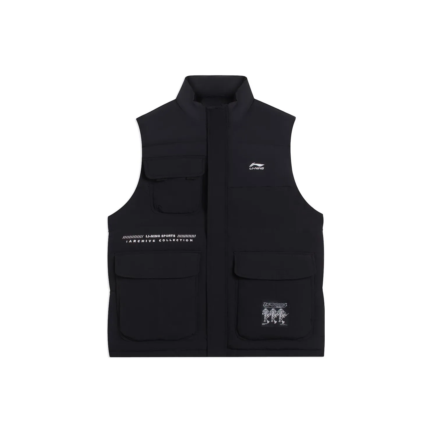 LINING Sports Fashion Collection Down Vest Men's Black