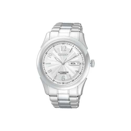 CITIZEN Механические Мужские Часы Movement 40mm*11mm Серебряные