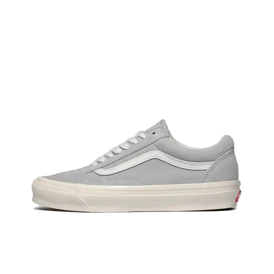 VANS Old Skool Collection Низкие Кроссовки для скейтбординга Унисекс Серый Белый