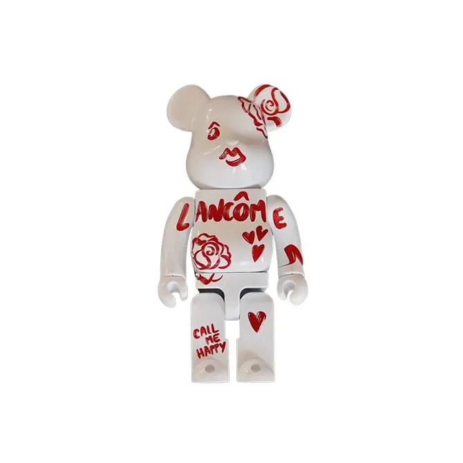 BE@RBRICK x LANCOME Trendy Figures White 7cm