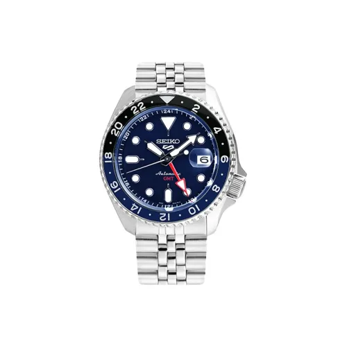 SEIKO Механический Movement Мужские Часы Series 5, 42,5mm*13,56mm, Синий