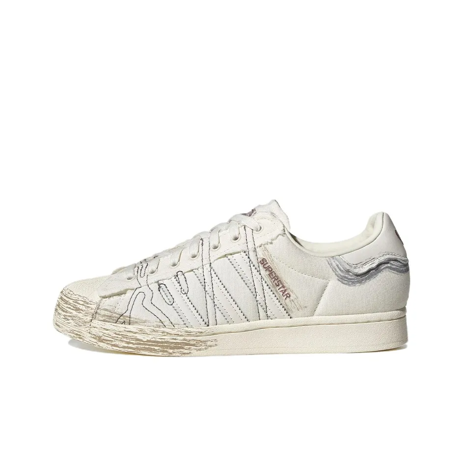 Adidas Superstar 'Creamwhite Gray Brown'