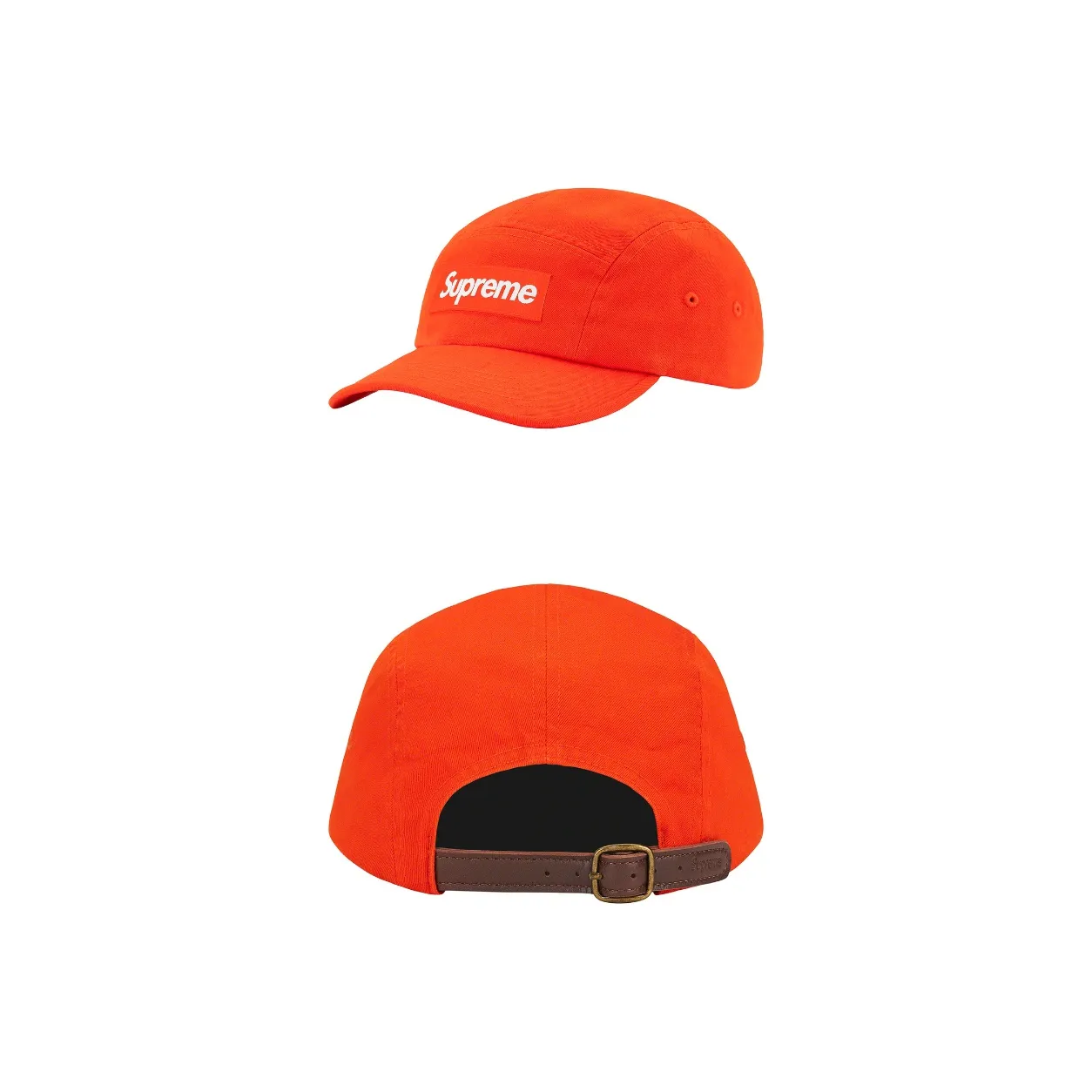 Supreme Washed Chino Twill Camp Cap FW22