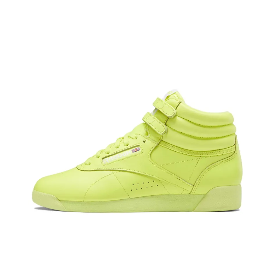Reebok Freestyle Hi 'Neon Yellow' Women's