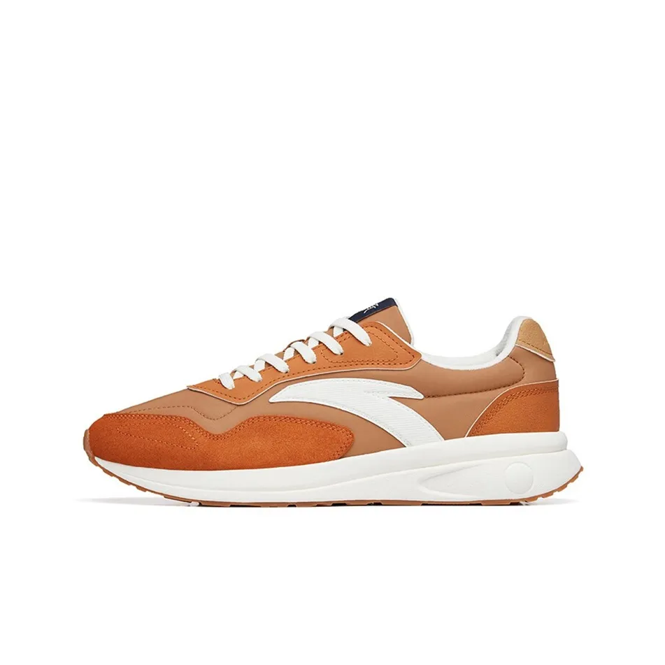Anta Heritage 3.0 Anti-Slip Wear-Resistant Low-Top Sports Casual Shoes Men's Tan