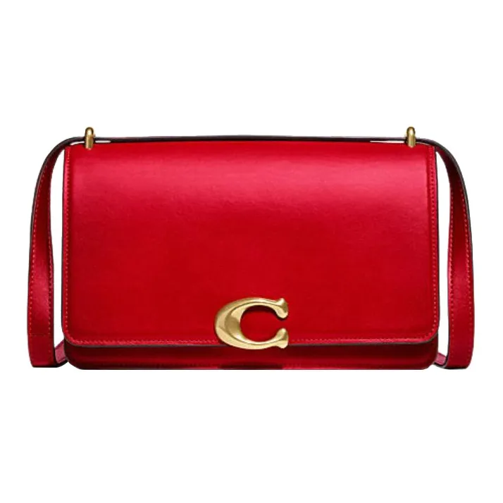 COACH Bandit Телячья кожа Сумка через плечо Сумка на плечо Женская Красная