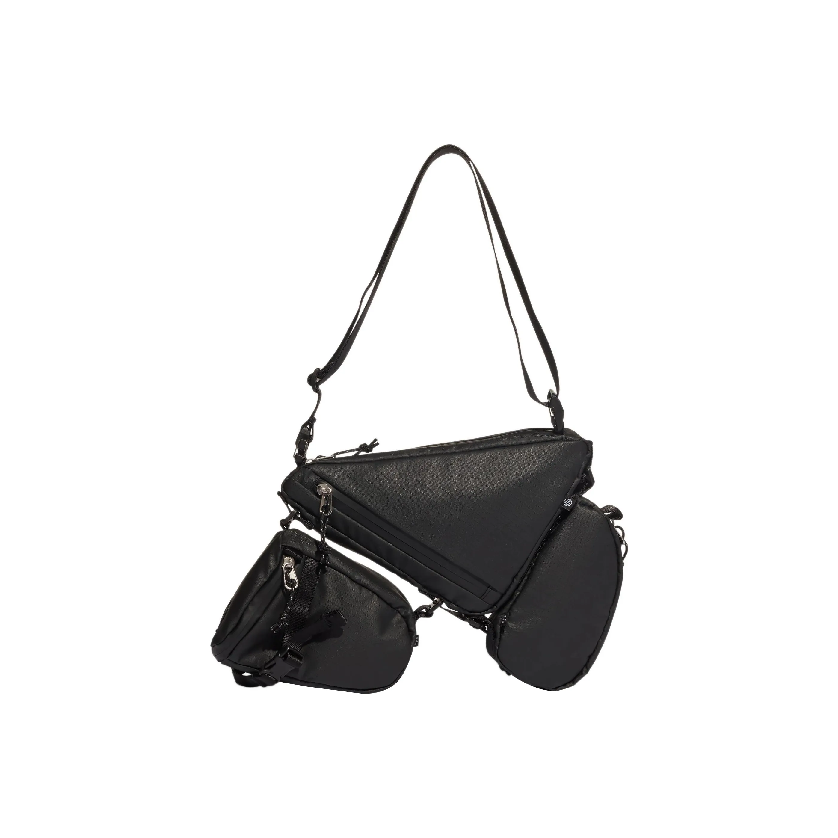 Adidas Polyamide 3 in 1 Cycling Bag, Shoulder Bag, Crossbody Bag Regular Unisex Black