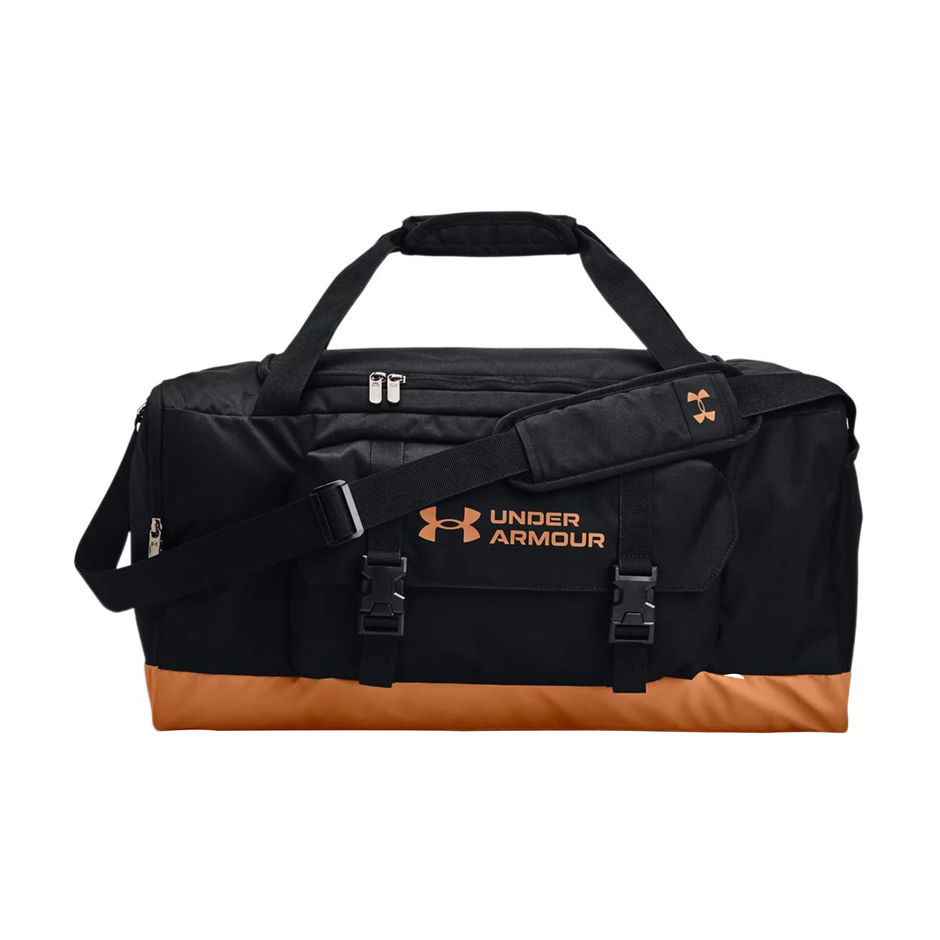 Under Armour Polyester Portable One Shoulder Travel Bag Regular Unisex Black