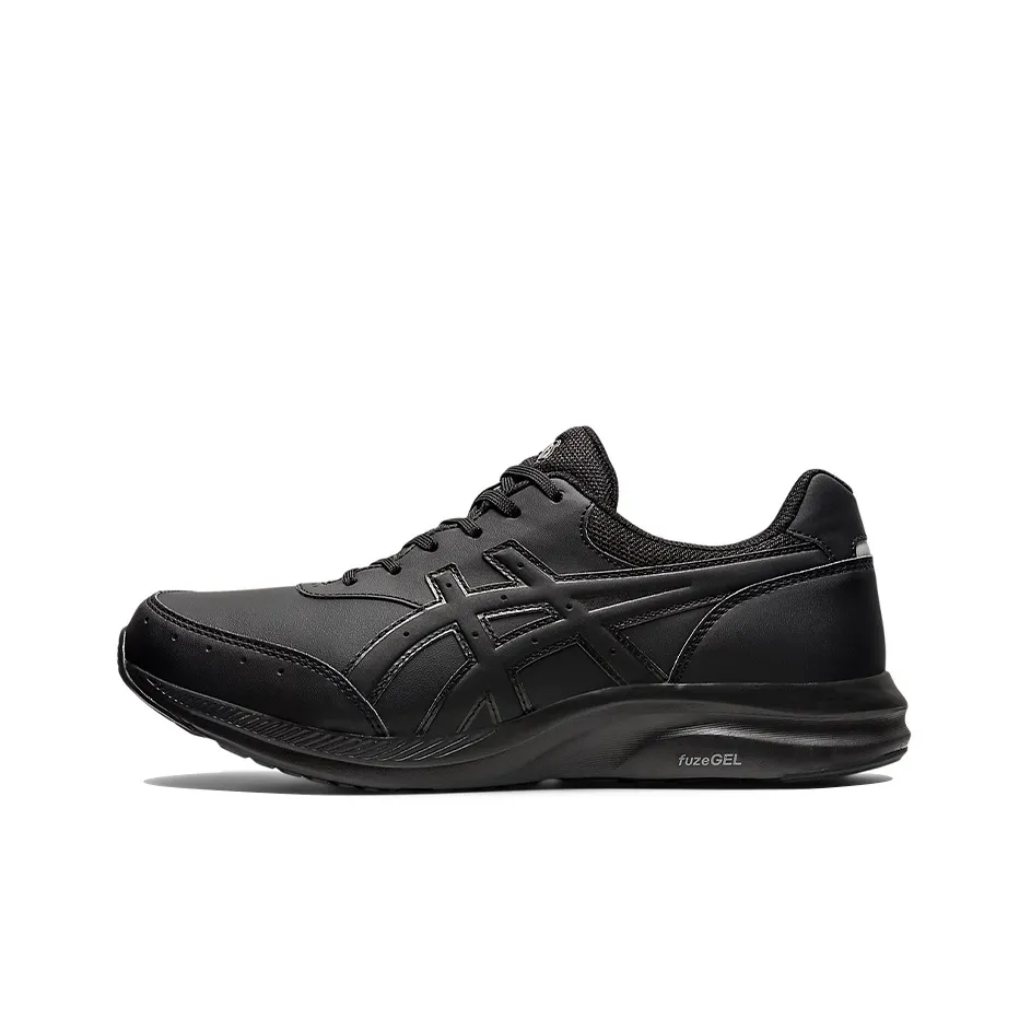 Asics Anti Slip Wear Resistant Low Top Running Shoes Men's Extreme Night Black 4E Width