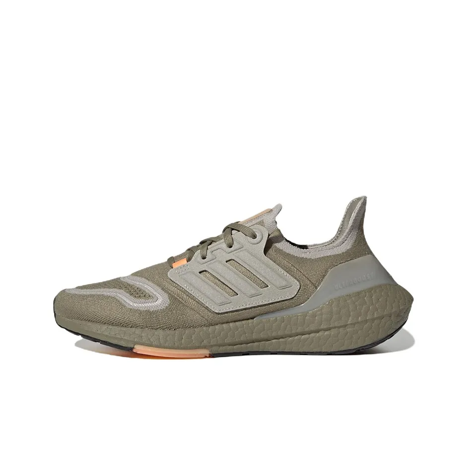 Adidas Ultra Boost 22 Orbit Green Beam Orange