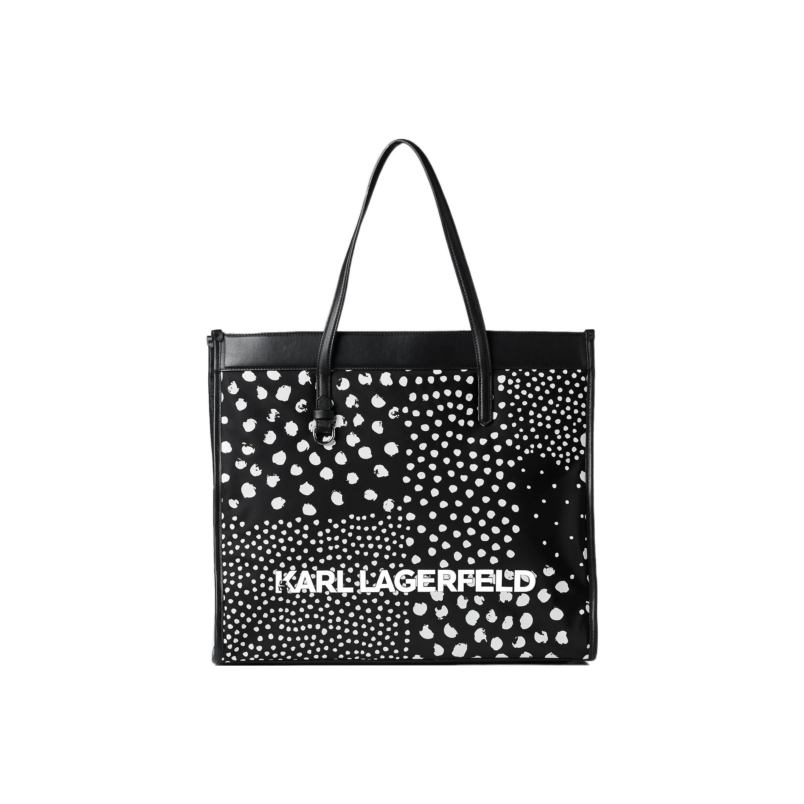 Karl Lagerfeld ПУ (полиуретан) Тоут Сумка Сумка для покупок Сумка Женская Черная