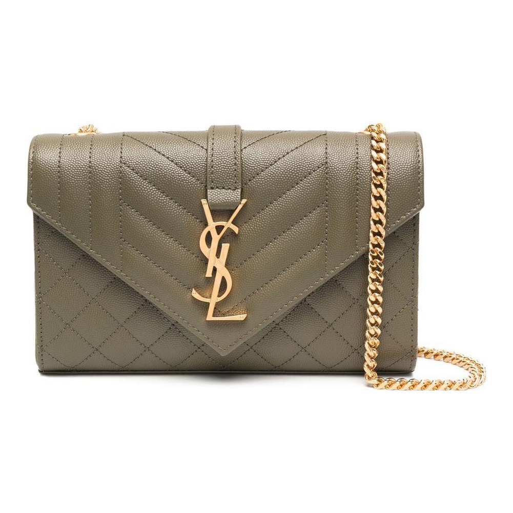ショルダーバッグ・ポシェット Saint Laurent  Shoulder Bags Women Leather Green/Moss Saint Laurent Shoulder Bags Women Leather Green/Moss | B