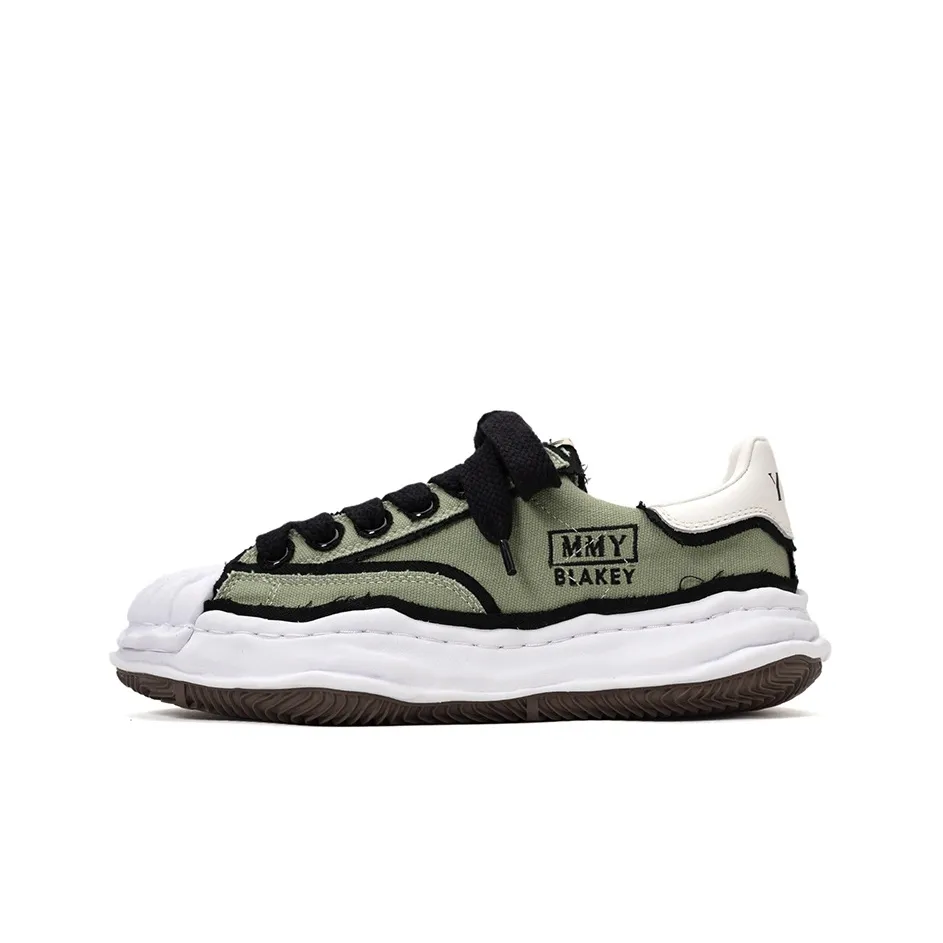MIHARA YASUHIRO Blakey OG Sole OH Low Top Stylish Skateboarding Shoes Unisex Khaki