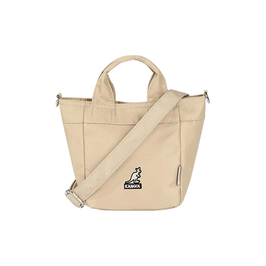 KANGOL Ткань Сумка-ведро Сумка через плечо Сумка мини Унисекс Белый