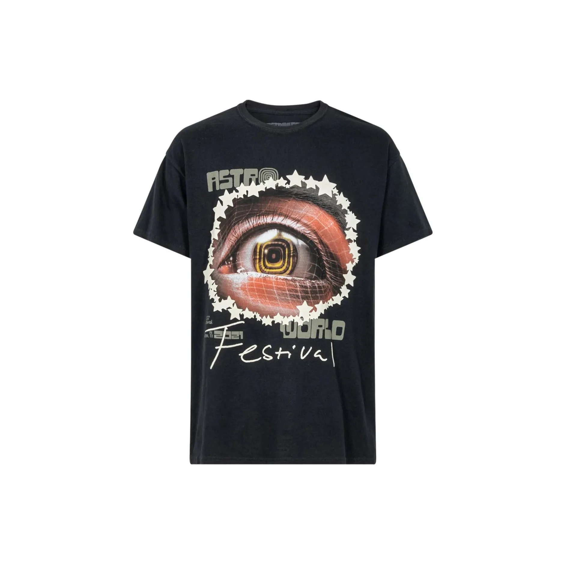 Travis Scott T Shirts Men's Black