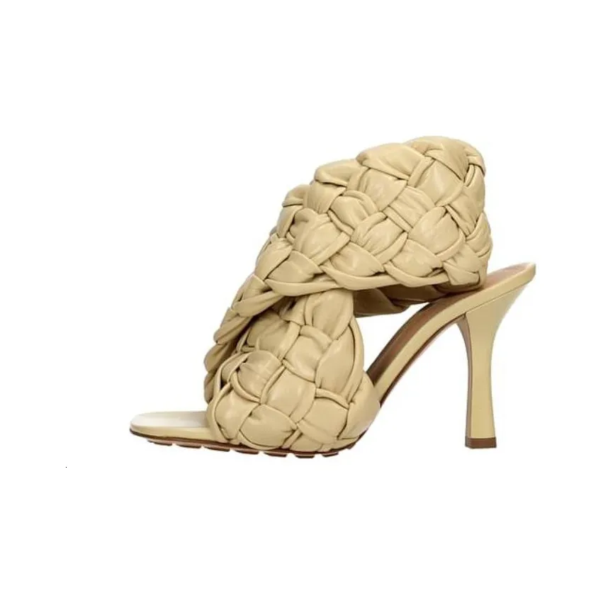 Bottega Veneta Стильные Сандалии Женские Светлый Умбра