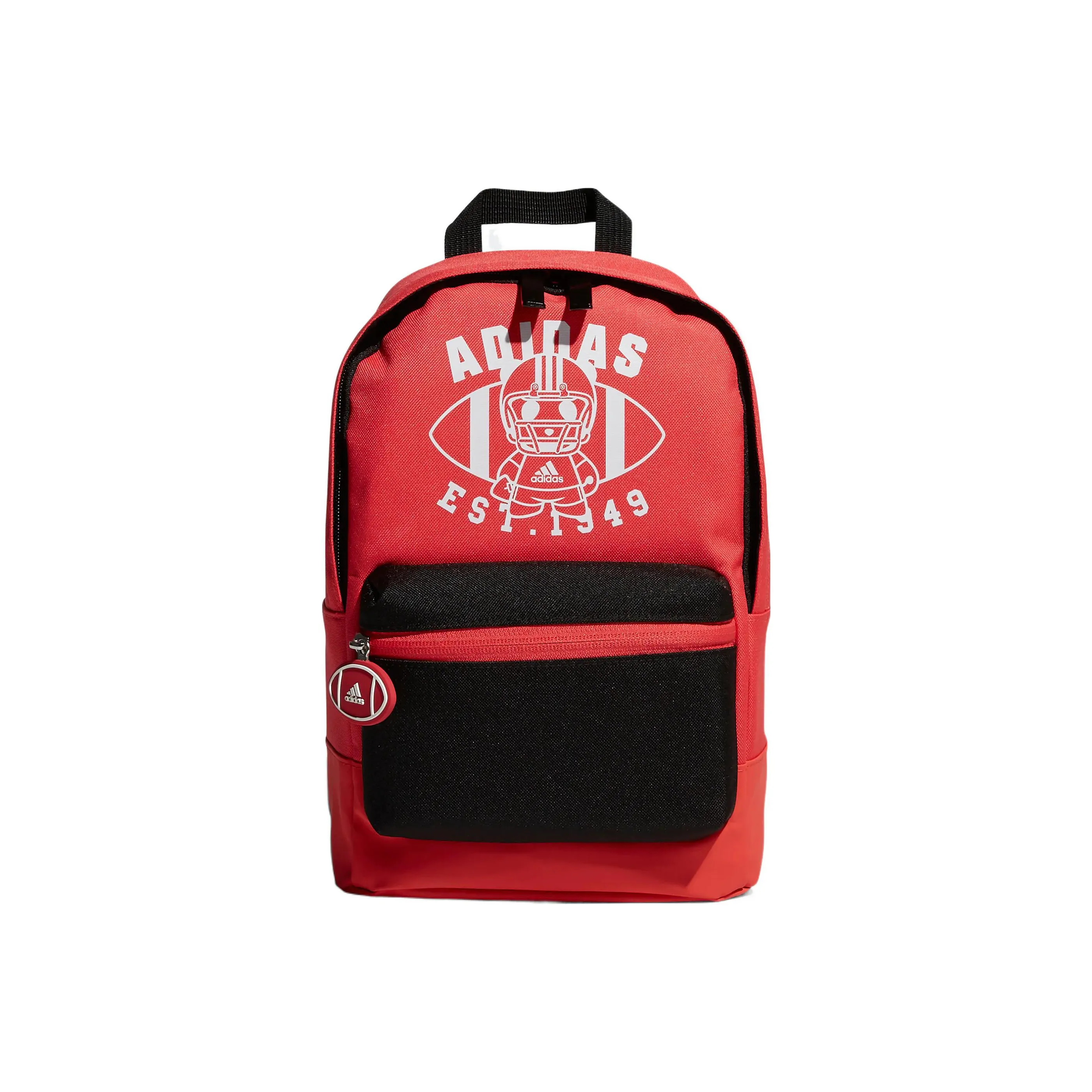 Adidas Polyester Backpack Small Size Unisex Red