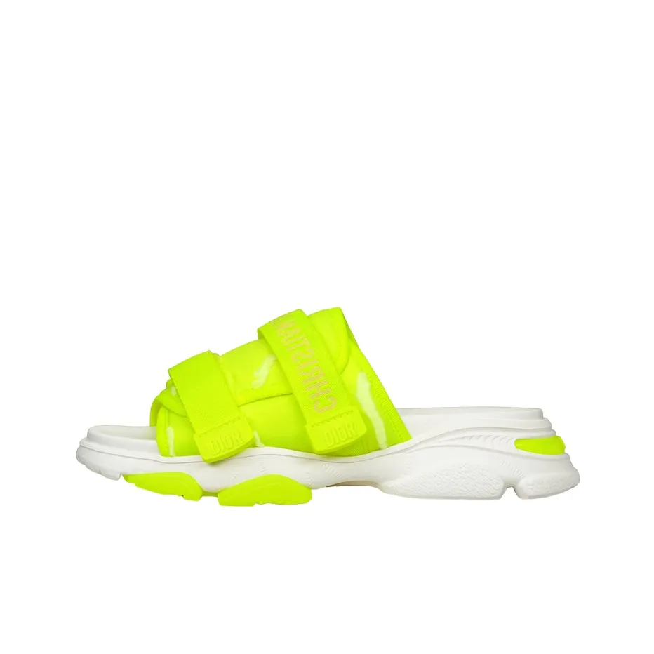 DIOR D Wander EVA Slip Resistant Slide Slippers Women's Yellow