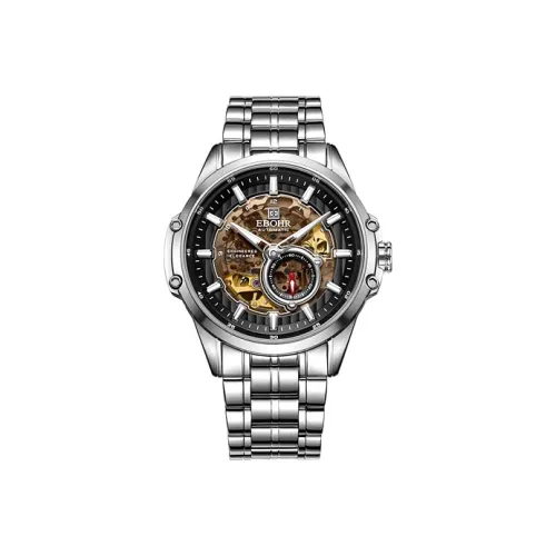 EBOHR Механический Movement Мужские часы Explorer Collection 42mm*42mm*11mm Черные