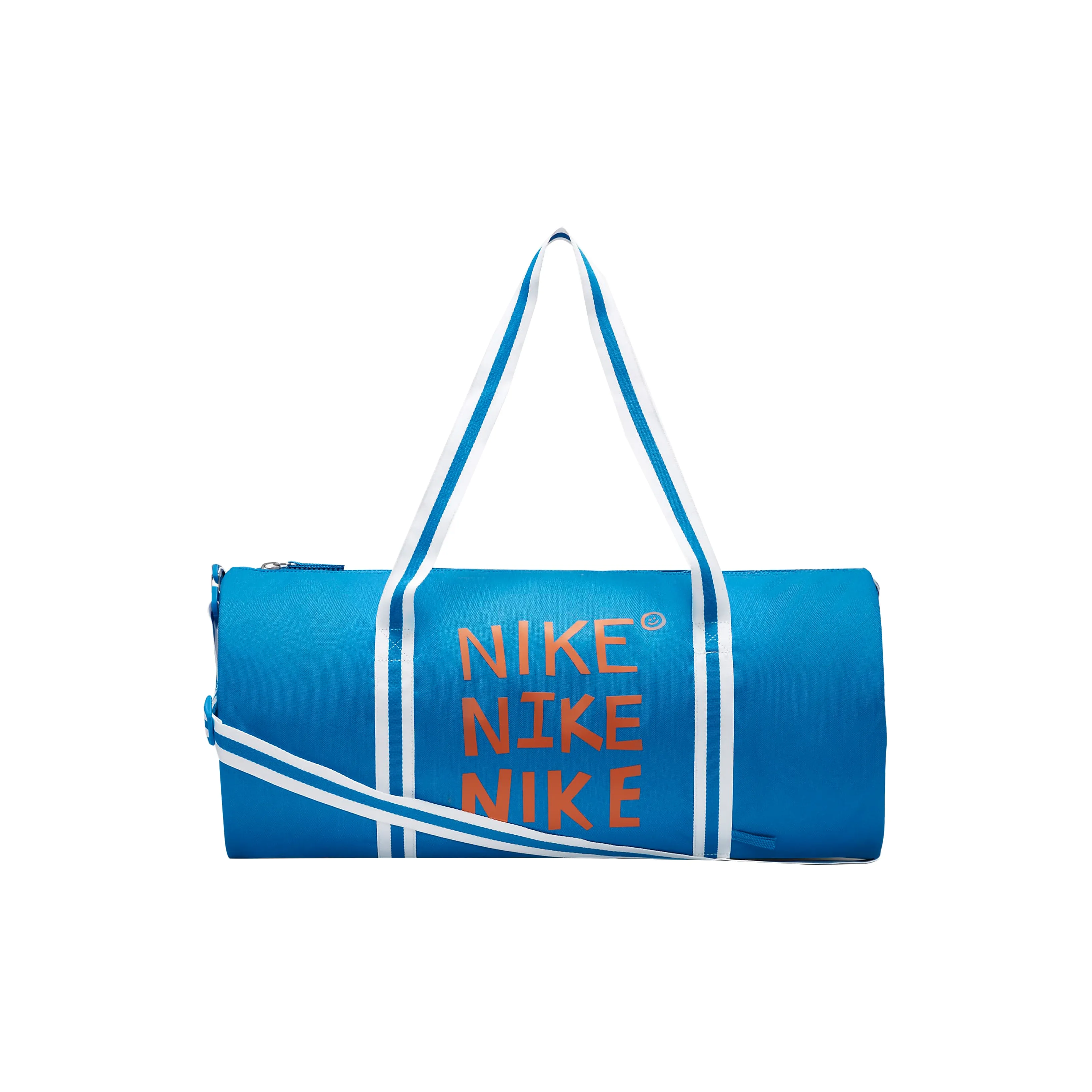 Nike Heritage Travel Bags Light Photo Blue/Light Photo Blue/Psychedelic Orange