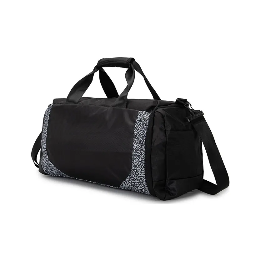 Jordan Polyester Travel Bag, Gym Bag, Handbag Regular Unisex Black