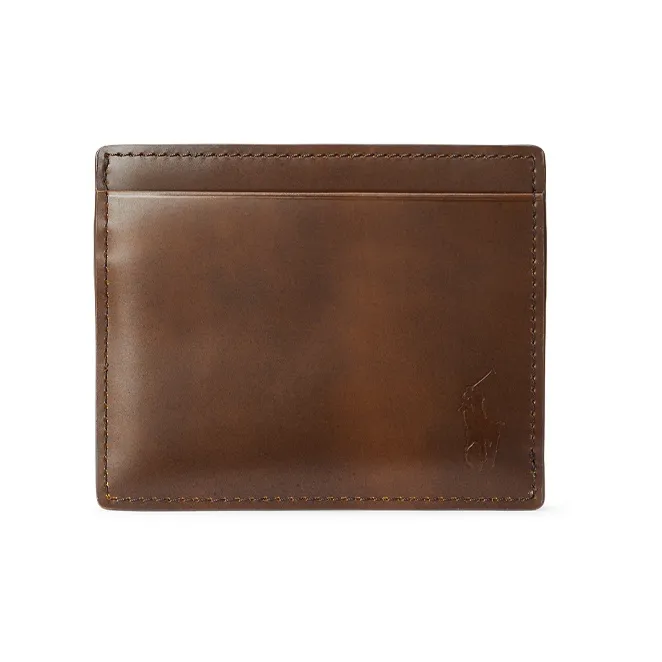 Polo Ralph Lauren Cow Leather Wallet Men's Brown