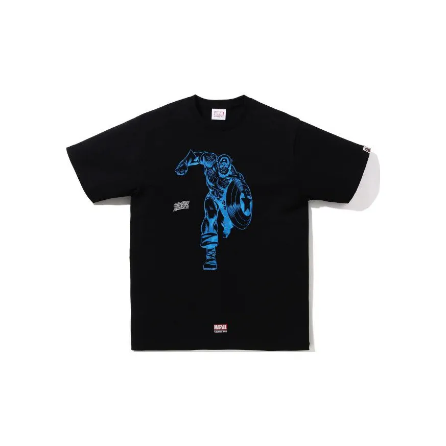 Bape X Marvel Comics Captain America T Shirt