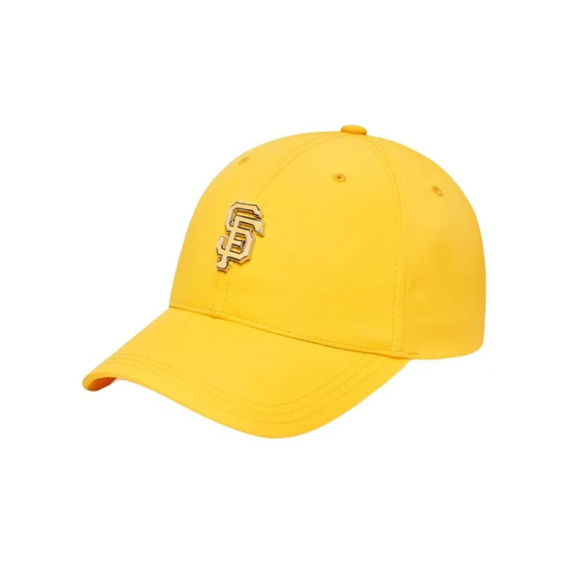 Бейсбольная кепка MLB Base Logo из нейлона унисекс желтая