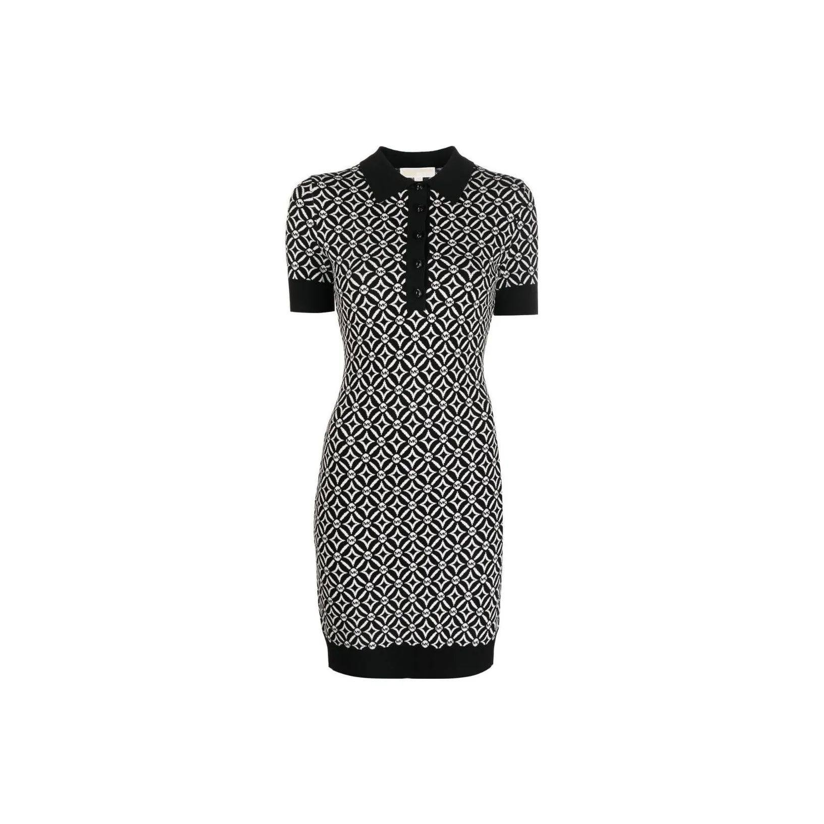 MICHAEL KORS FW22 Short Sleeved Dress Women's Black