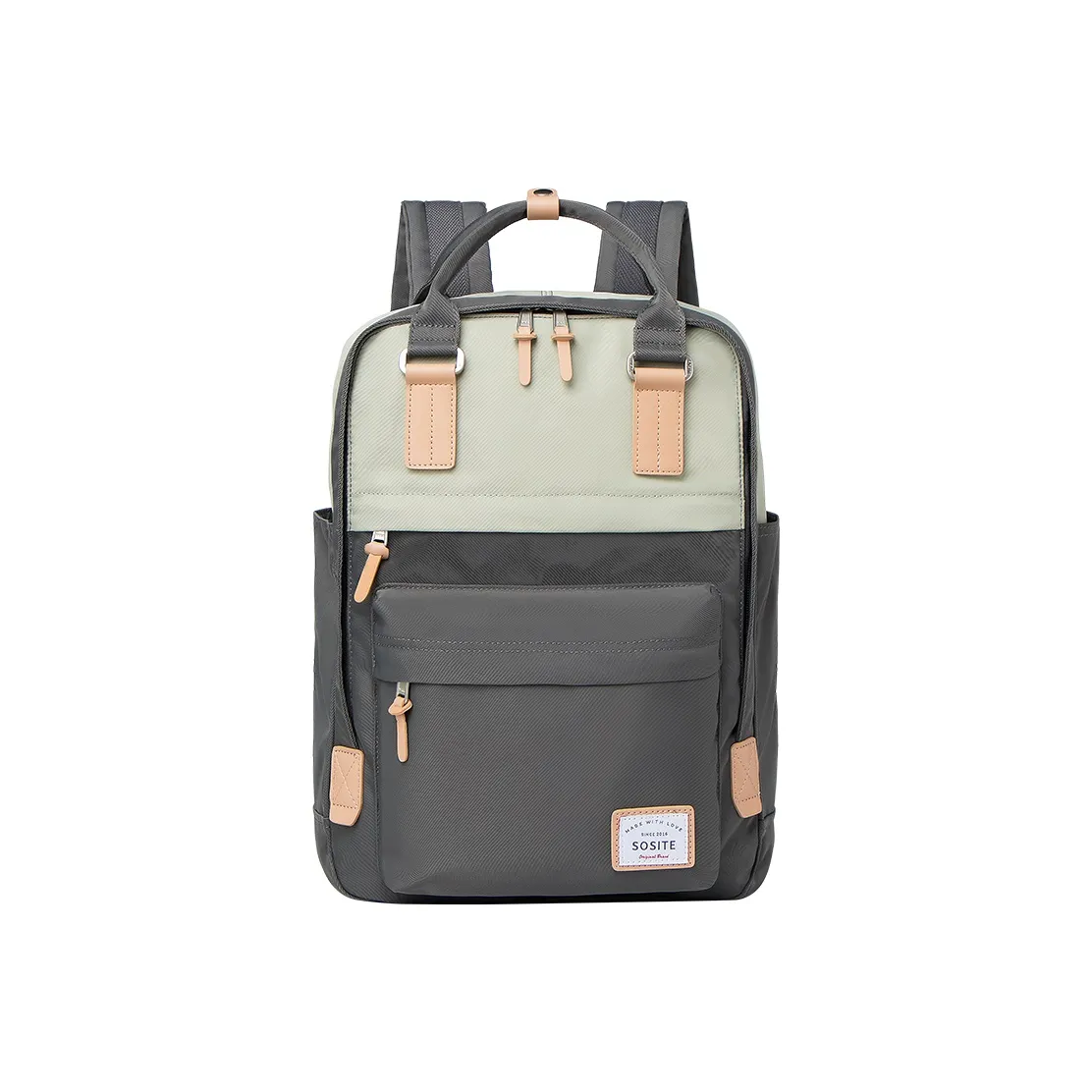 SOSITE Nylon Laptop Backpack Unisex Cookie/Honey Peach/Blueberry/Strawberry/Sunflower Seed/Coconut Ash