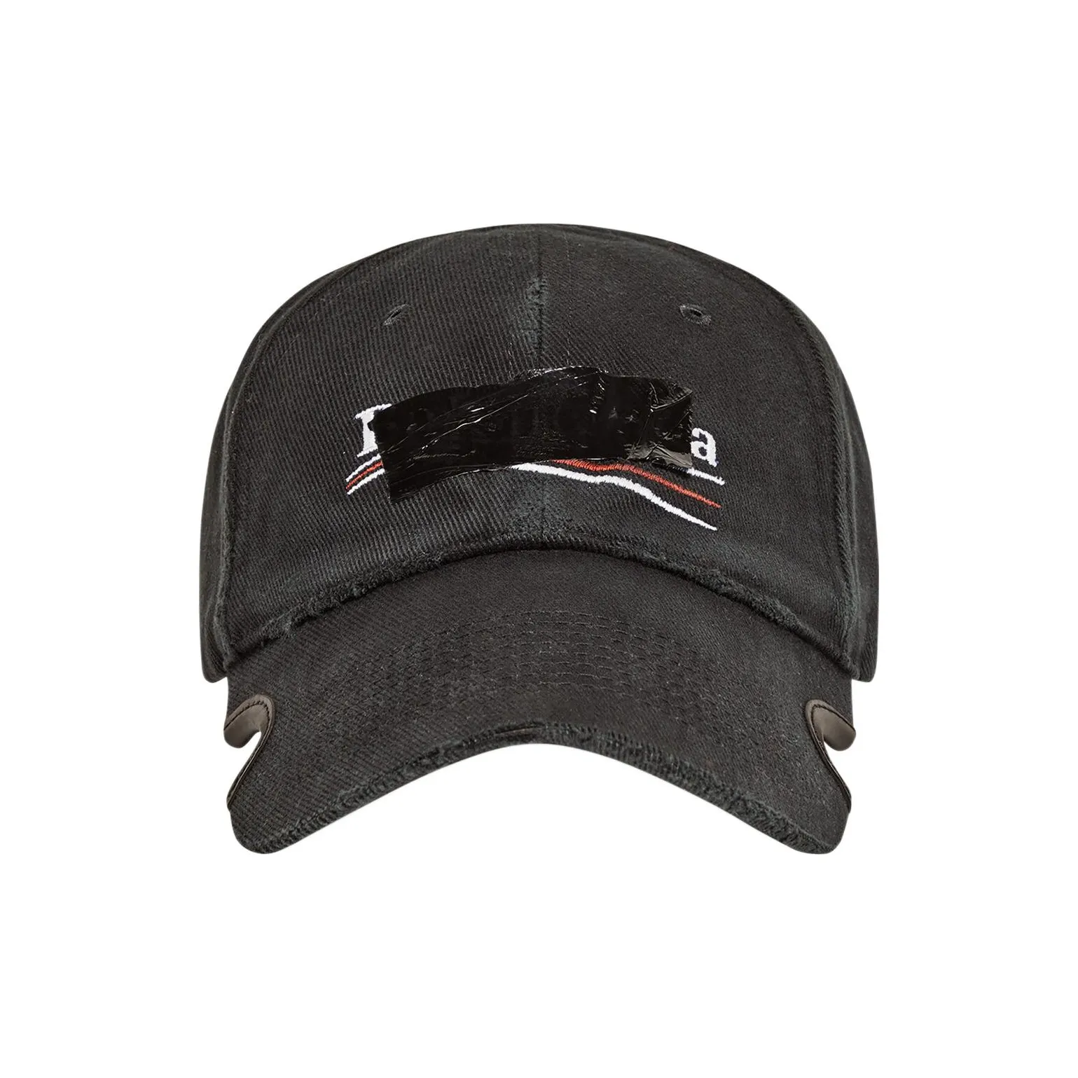 Balenciaga Хлопок Бейсболки Мужские Черные