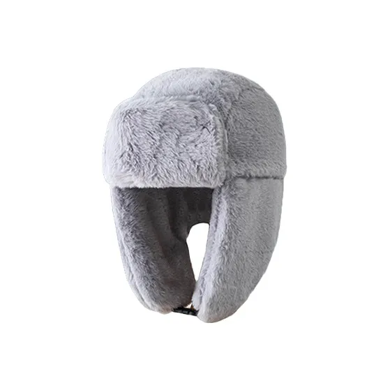 AAJF Rabbit Fur Blend Trapper Hats Unisex