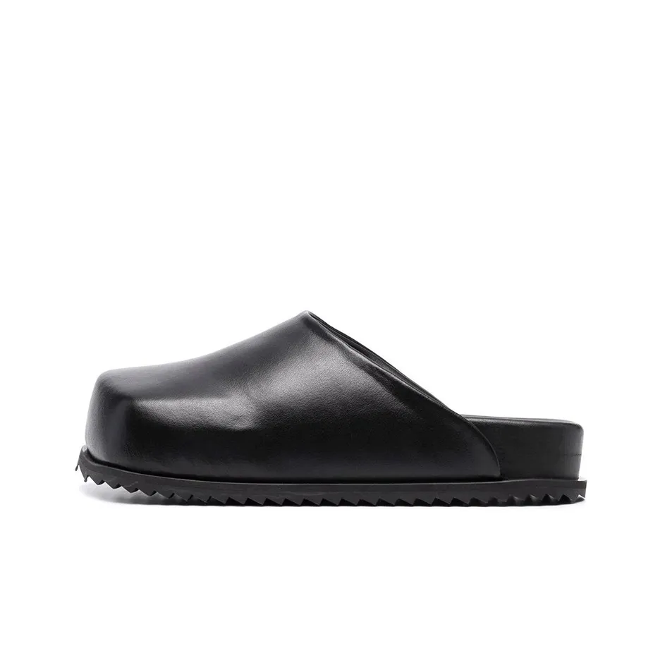 YUME YUME Chunky Square Toe Slip On Slides Women's