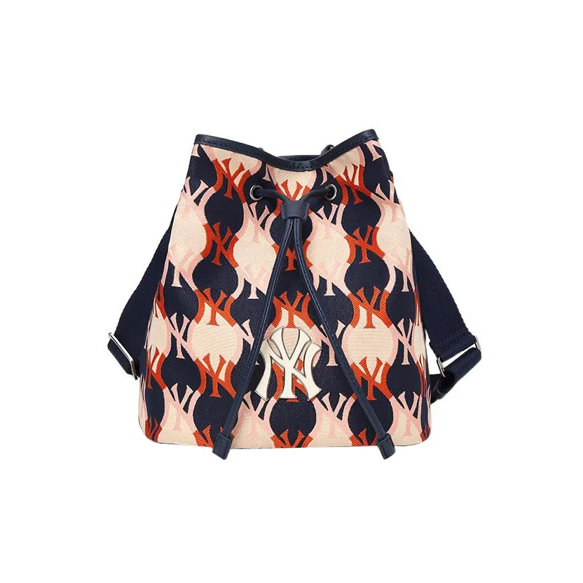 MLB MONOGRAM Коллекция Холст Цветовая Сумка Сумка-ведро Сумка через плечо Сумка через плечо Стандартная Унисекс