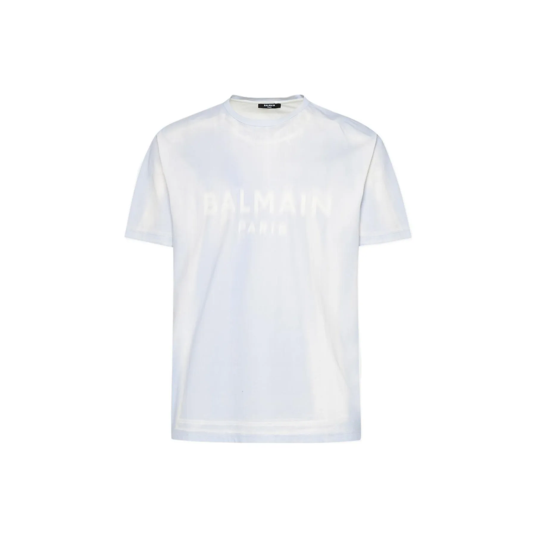 BALMAIN T Shirts Men's White Blue