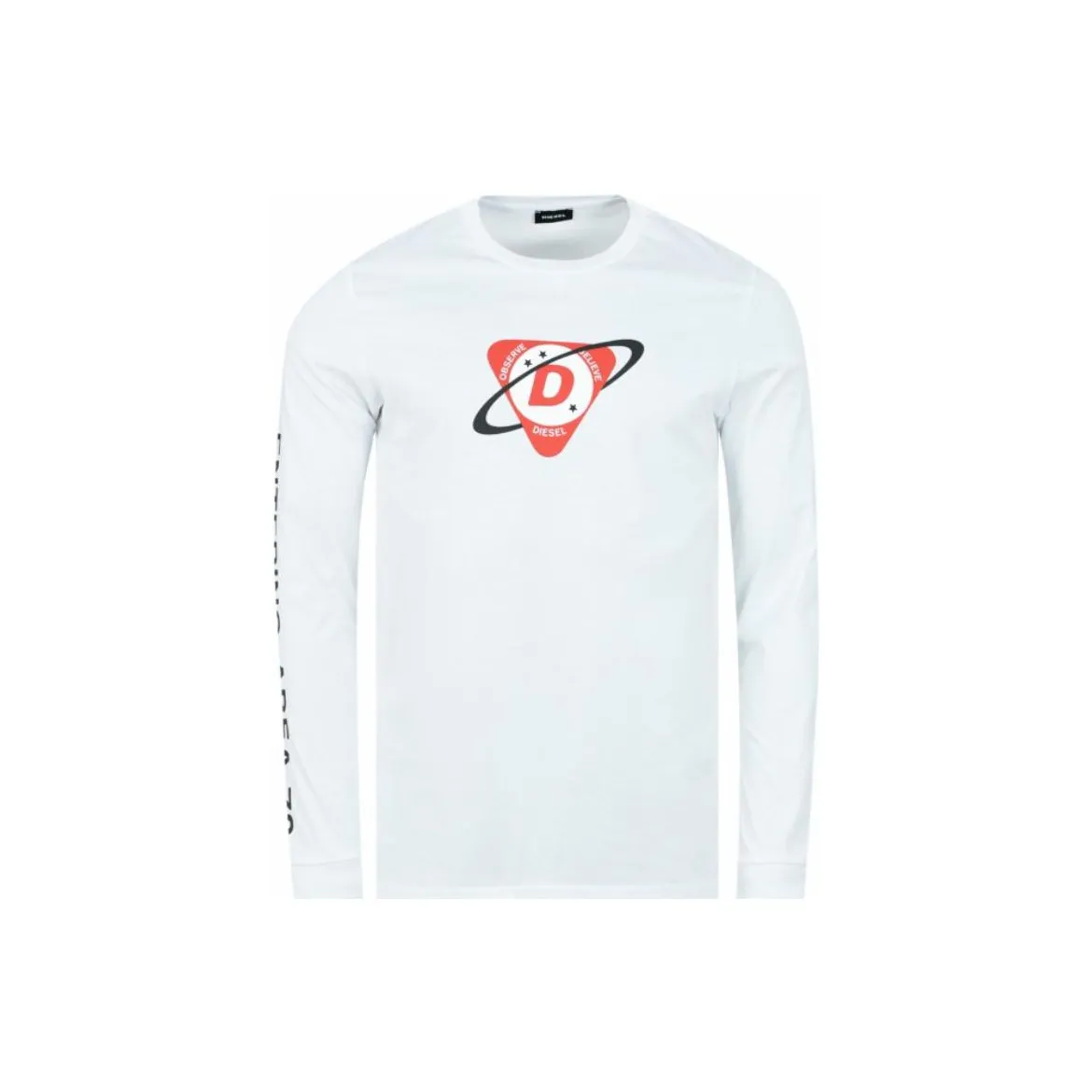 DIESEL Белая Мужская T-Рубашка