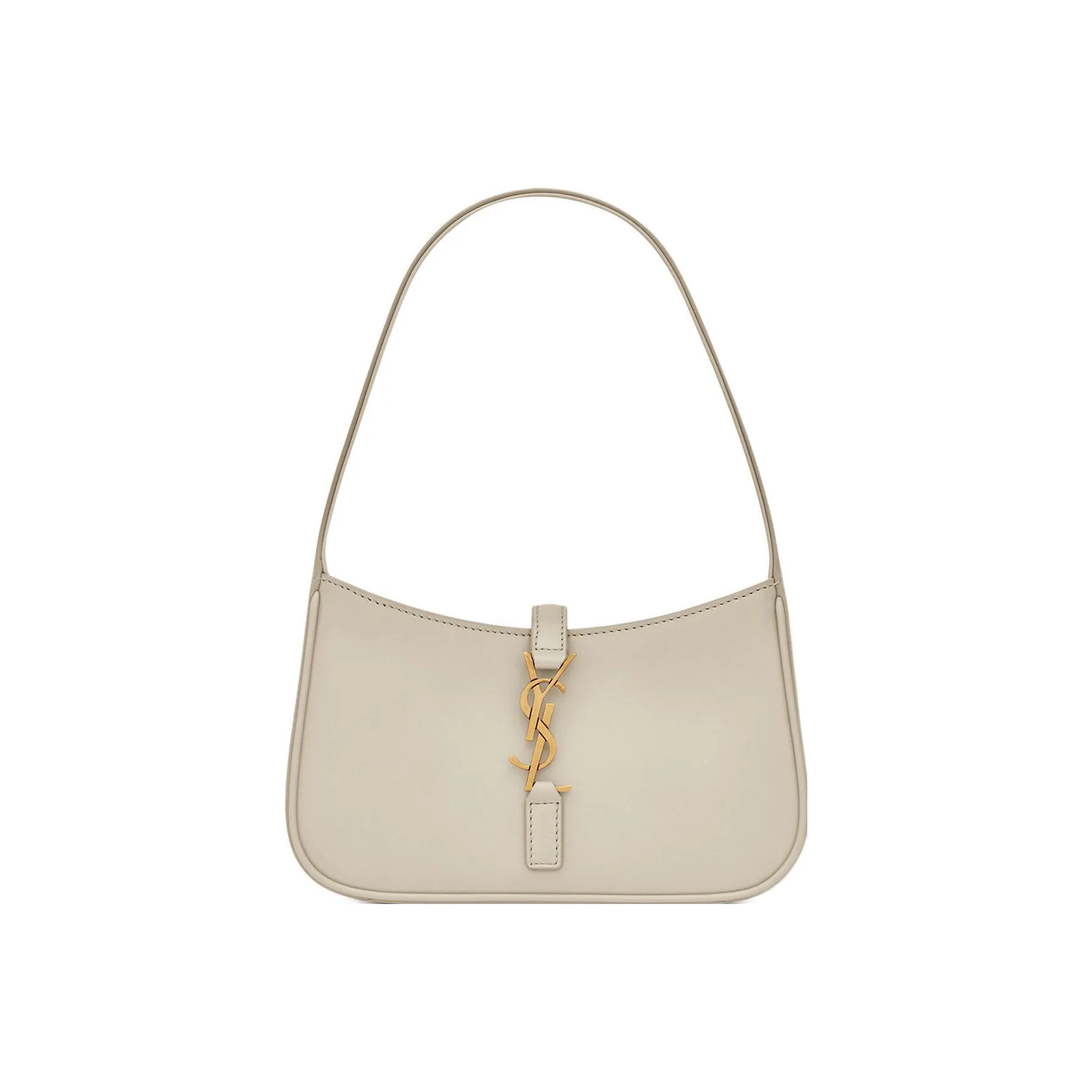 SAINT LAURENT LE5A7 Cow Leather Shoulder Bag Handbag Shoulder Bag Mini Women's Vintage White