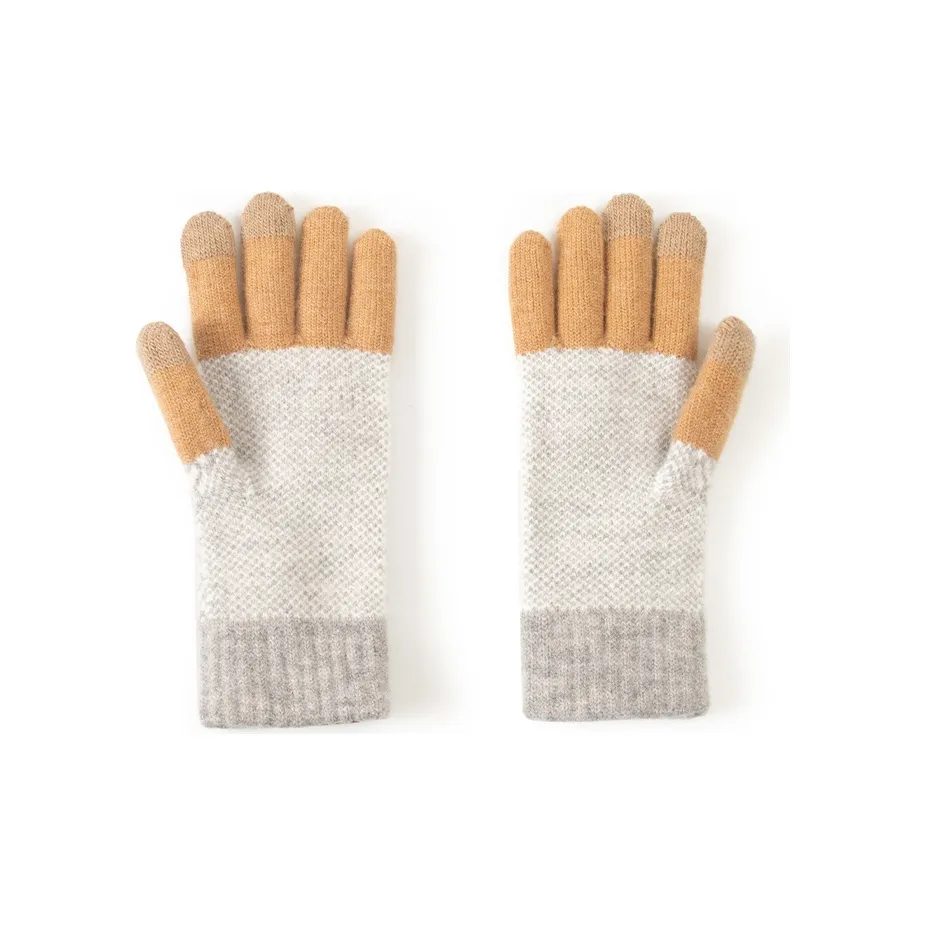 BAIJUAN Акриловые вязаные перчатки унисекс