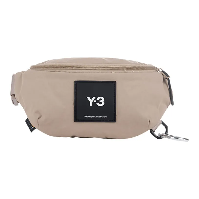 Y 3 Polyamide Sling Bag, Fanny Pack Medium Size Unisex Sandy Beige