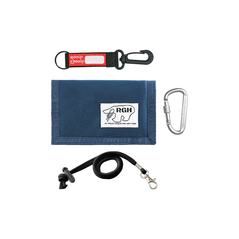 Rough Enough Водонепроницаемый Интегрированный держатель для карт и кошелька Унисекс Сапфирово-синий