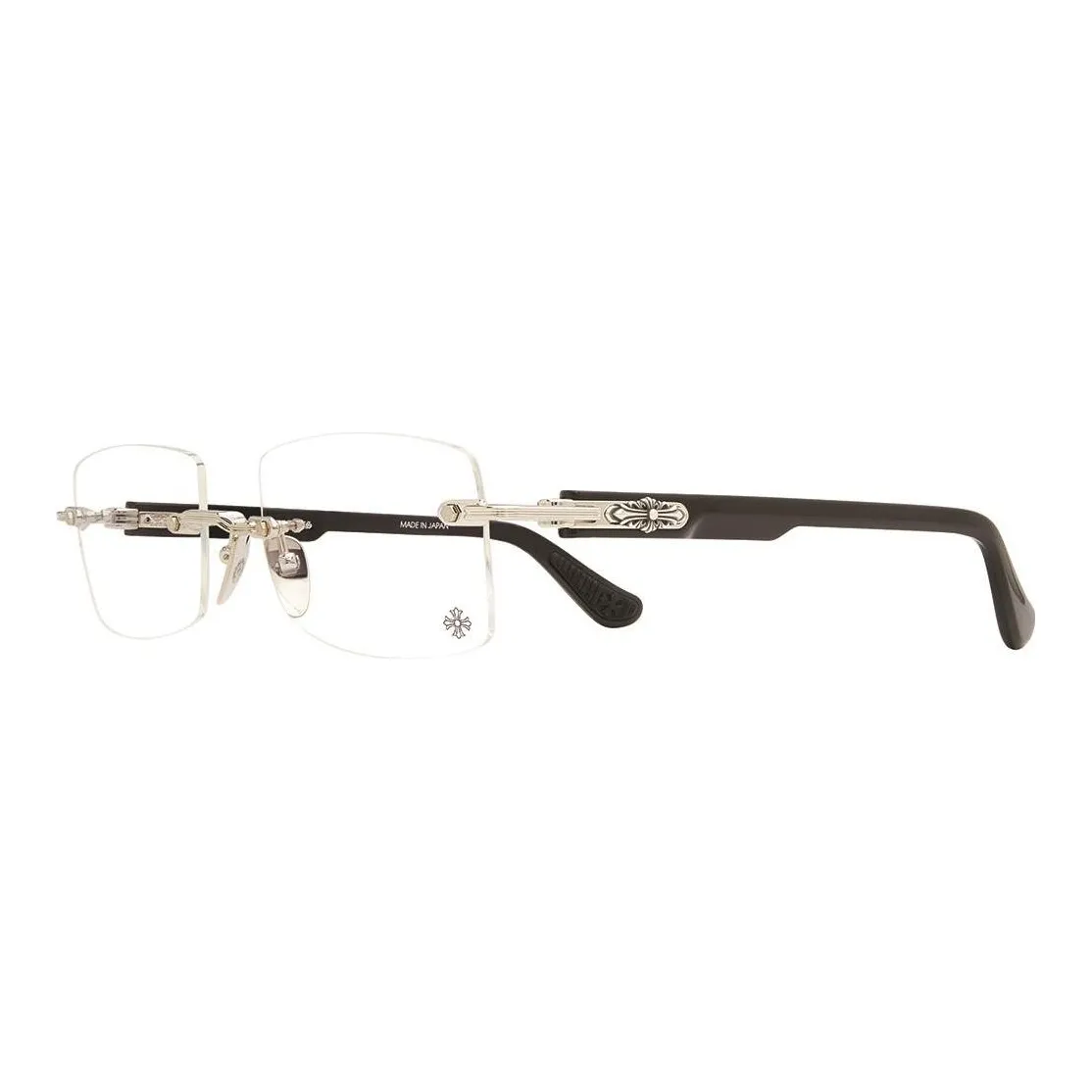 Chrome Hearts Plate And Metal Rectangular Sunglasses Unisex