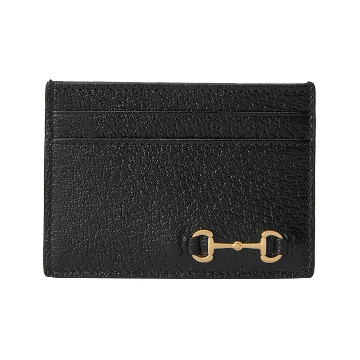 GUCCI Кожа Держатель для карт Мужской Черный