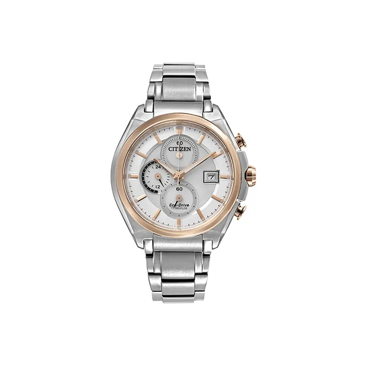 CITIZEN Ecology Drive Collection Светильник Кварцевый механизм Титан Ремешок Часы 44 мм